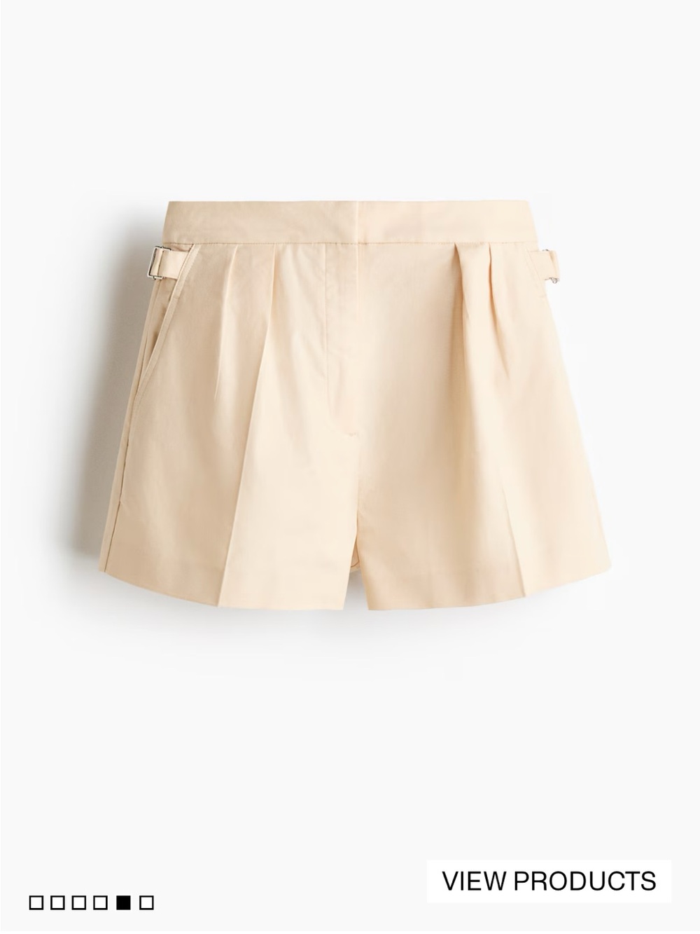 H&M linen blend shorts